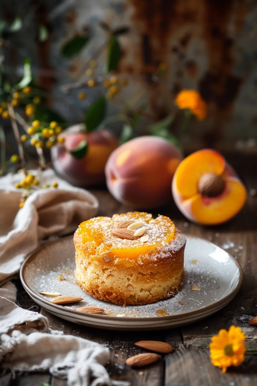 Healthy Peach Almond Mug Cake | Fresh Summer Treat | Easy 1 image 1784475659763
