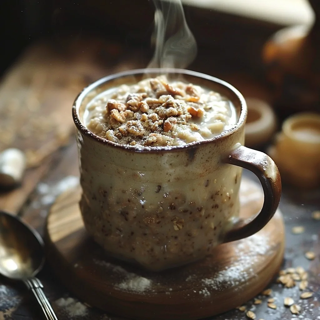 Healthy Overnight Oat Mug | Cold August Dessert | Quick Prep