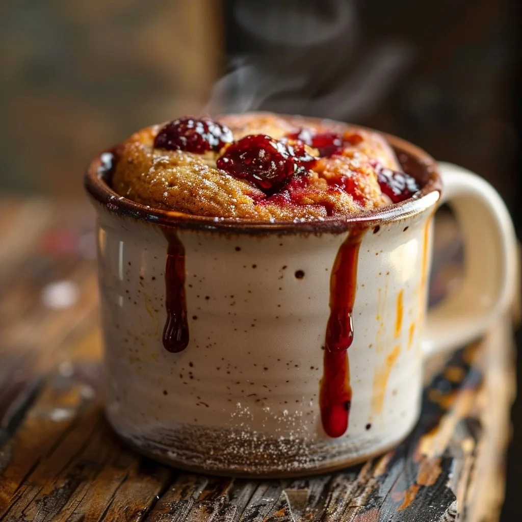 Healthy PB and J Mug Cake | Nostalgic Healthy Snack | 1-Minute 4 Healthy PB and J Mug Cake | Nostalgic Healthy Snack | 1-Minute