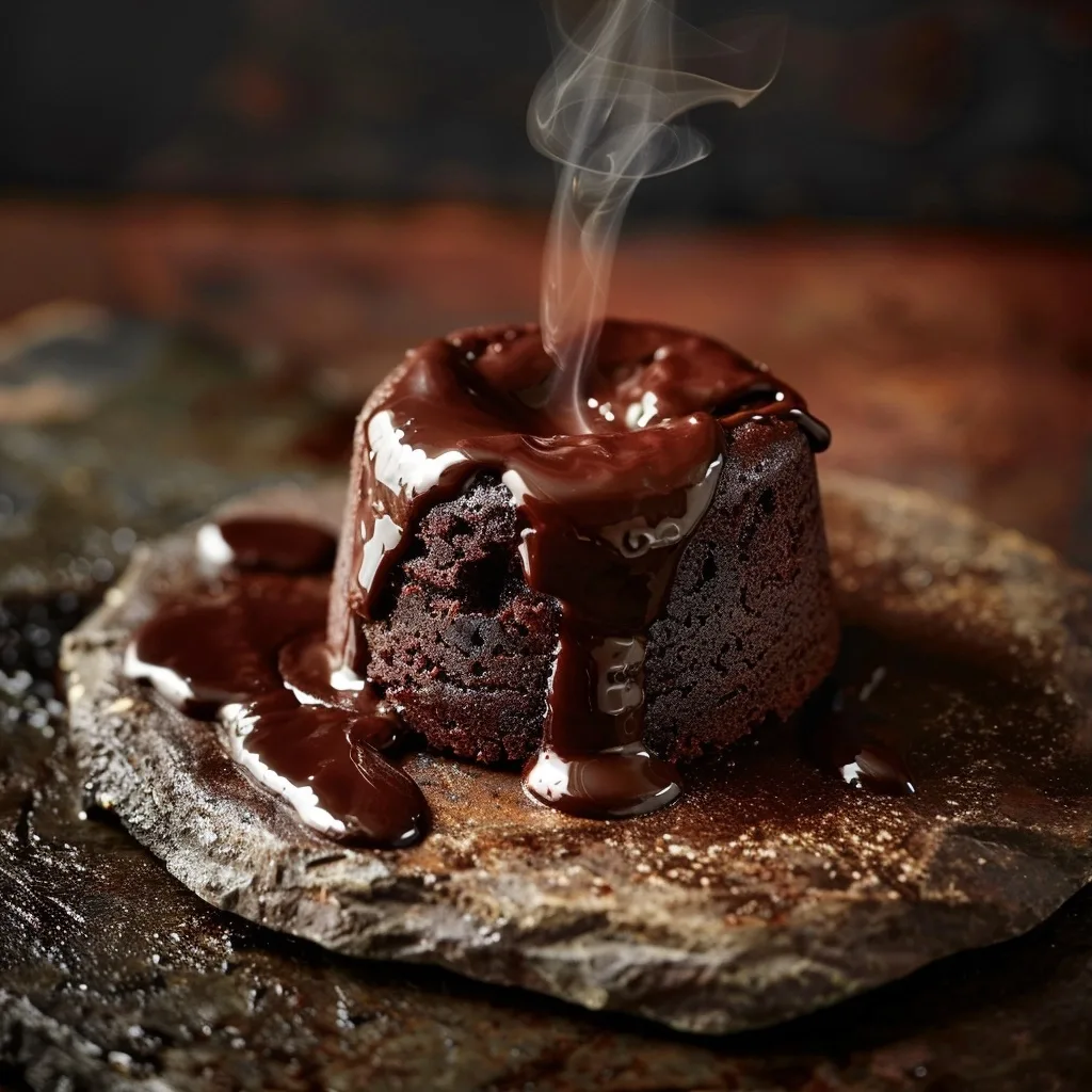 Single-Serving Chocolate Lava Cake for One