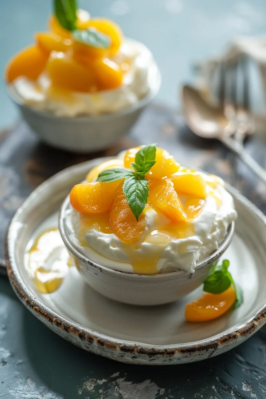 Healthy Peaches and Cream No-Bake Dessert Cup for One 1 image 1784827487670