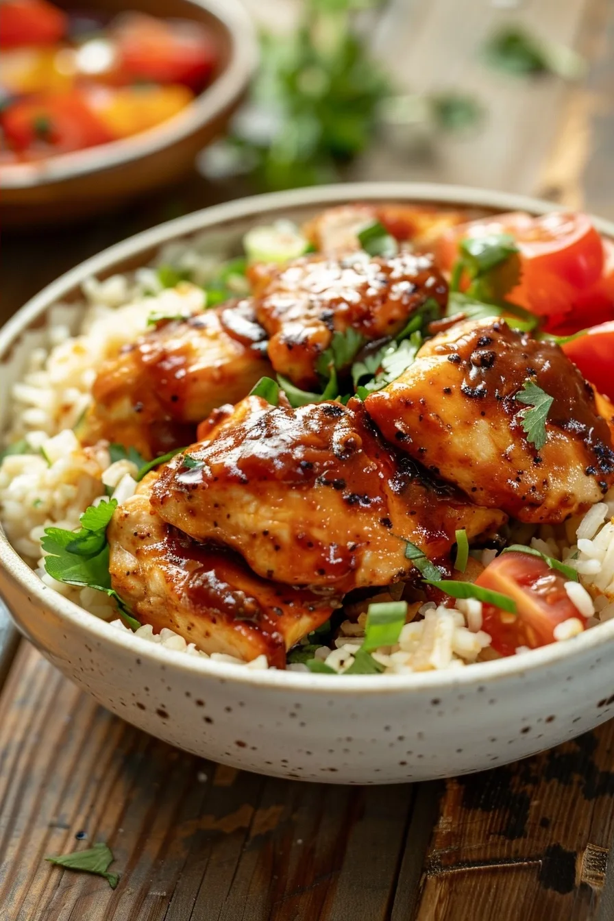 High Protein Chipotle Chicken Bowl (Meal Prep & Low Calorie) 1 image 1785087249558