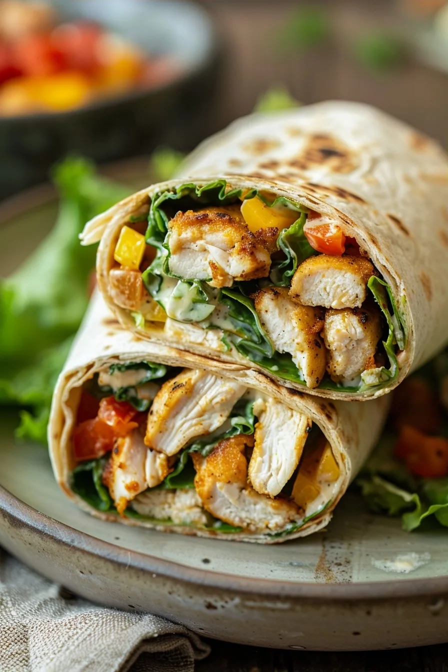 Crispy Chicken Ranch Snack Wrap (Quick High Protein Lunch) 1 image 1785087659555