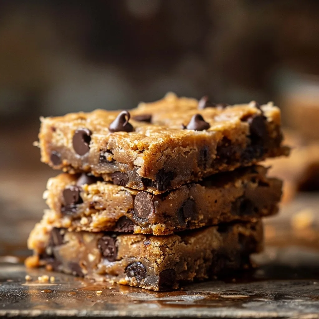 Easy No Bake Cookie Dough Bars (Single Portion Aesthetic)