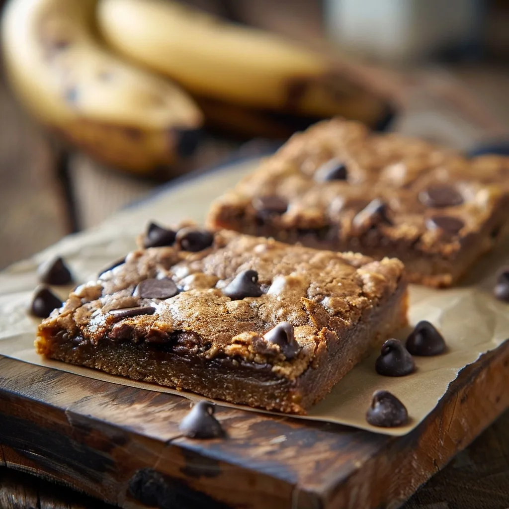 Low Calorie Chocolate Chip Banana Bars Single Portion Squares 5 Low Calorie Chocolate Chip Banana Bars Single Portion Squares