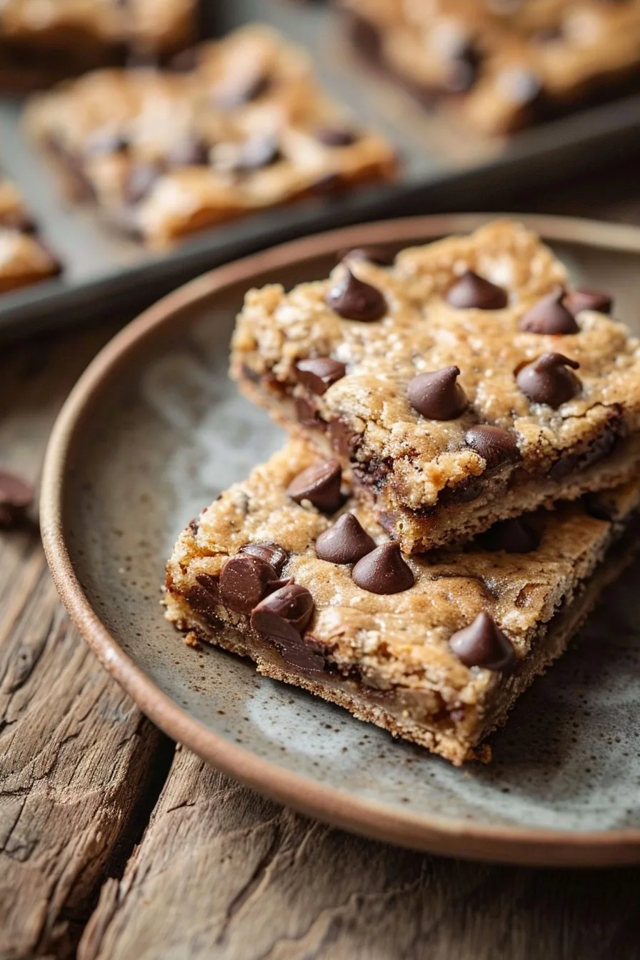 Low Calorie Chocolate Chip Banana Bars Single Portion Squares 1 image 1785183655363