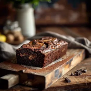 Micro Prep Chocolate Marbled Banana Bread for One